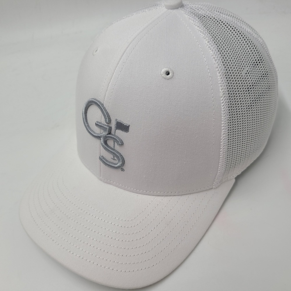 Georgia Southern Eagles Hat Snapback Trucker Mesh Richardson White Gray Golf Men